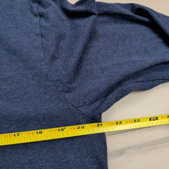 Patagonia Shirt Mens L Blue Long Sleeved Daily Henley Organic Cotton 52260 - Picture 7 of 11